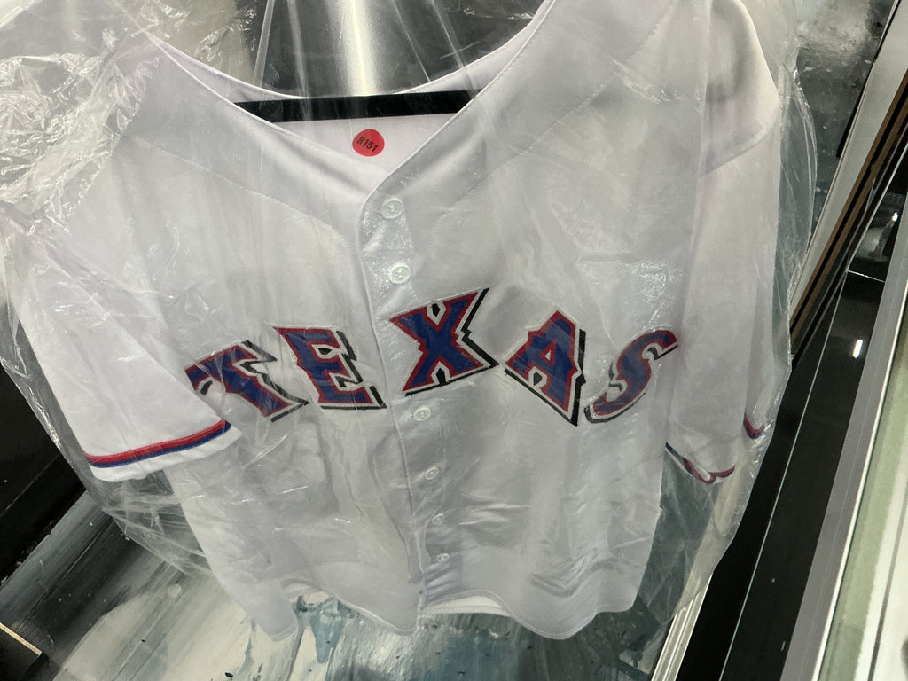 Signed Texas Rangers #10 Young Jersey