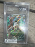 Graded Pokemon - TAG 10 Meowth 106/094 Me02: Phantasmal Flames Holo