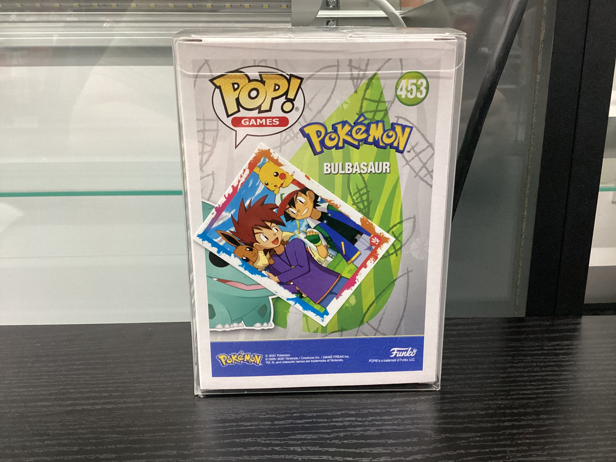Signed Funko Pop 453 6 inch - Pokémon - Bulbasaur - Pokémon 25th - Signed by Tara Sands