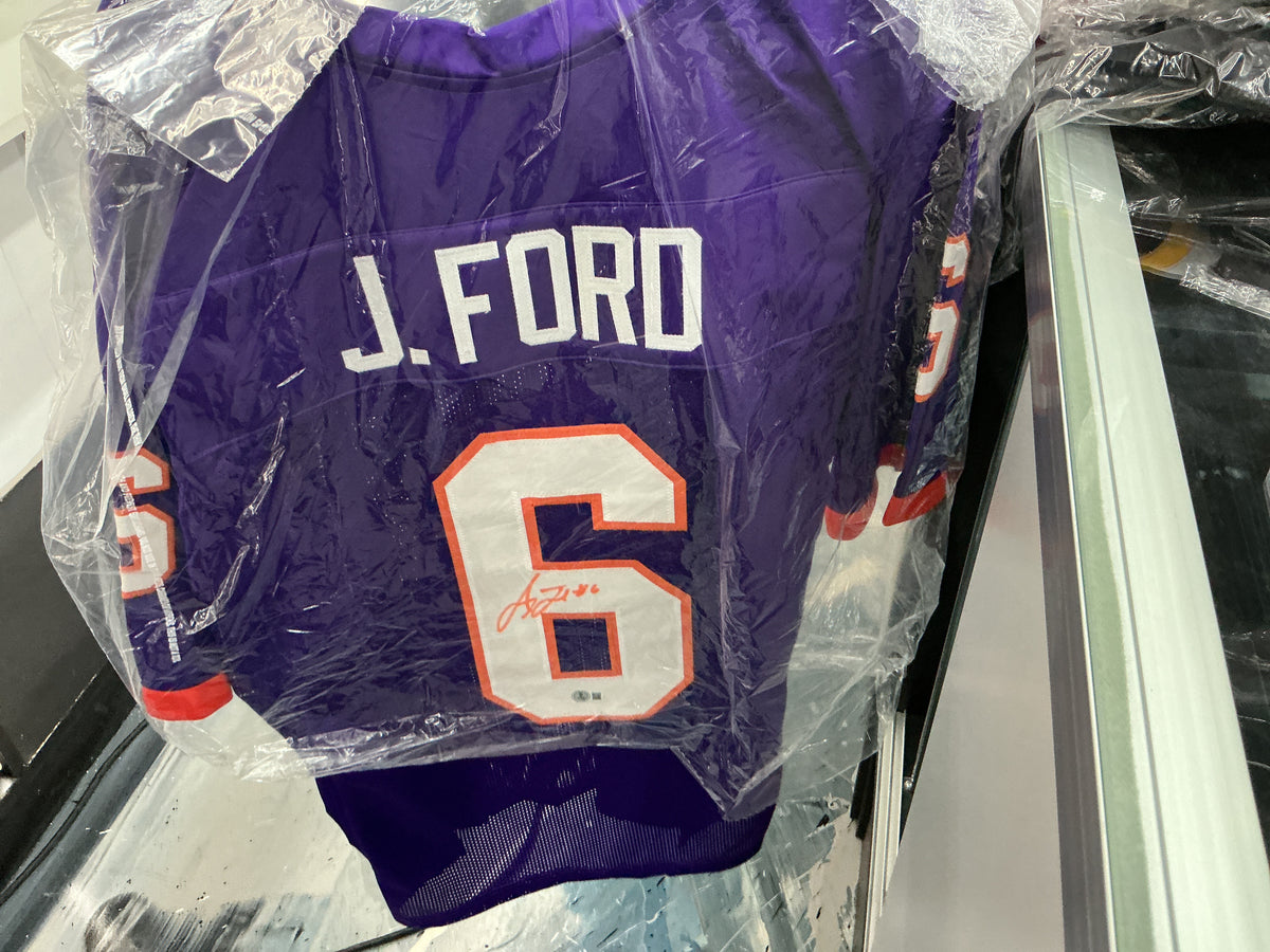 Signed Alabama Crimson Tide #6 J. Ford Jersey