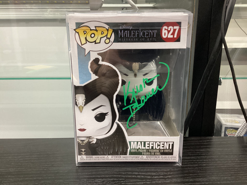 Signed Funko Pop 627 6 inch - Maleficent Mistress of Evil - Maleficent - Signed by Kristen Bauer