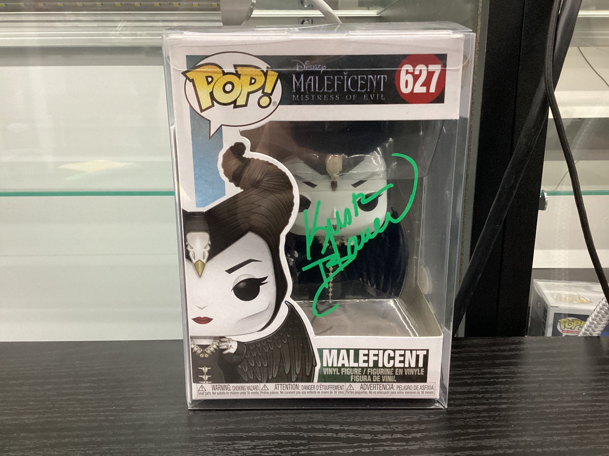 Signed Funko Pop 627 6 inch - Maleficent Mistress of Evil - Maleficent - Signed by Kristen Bauer