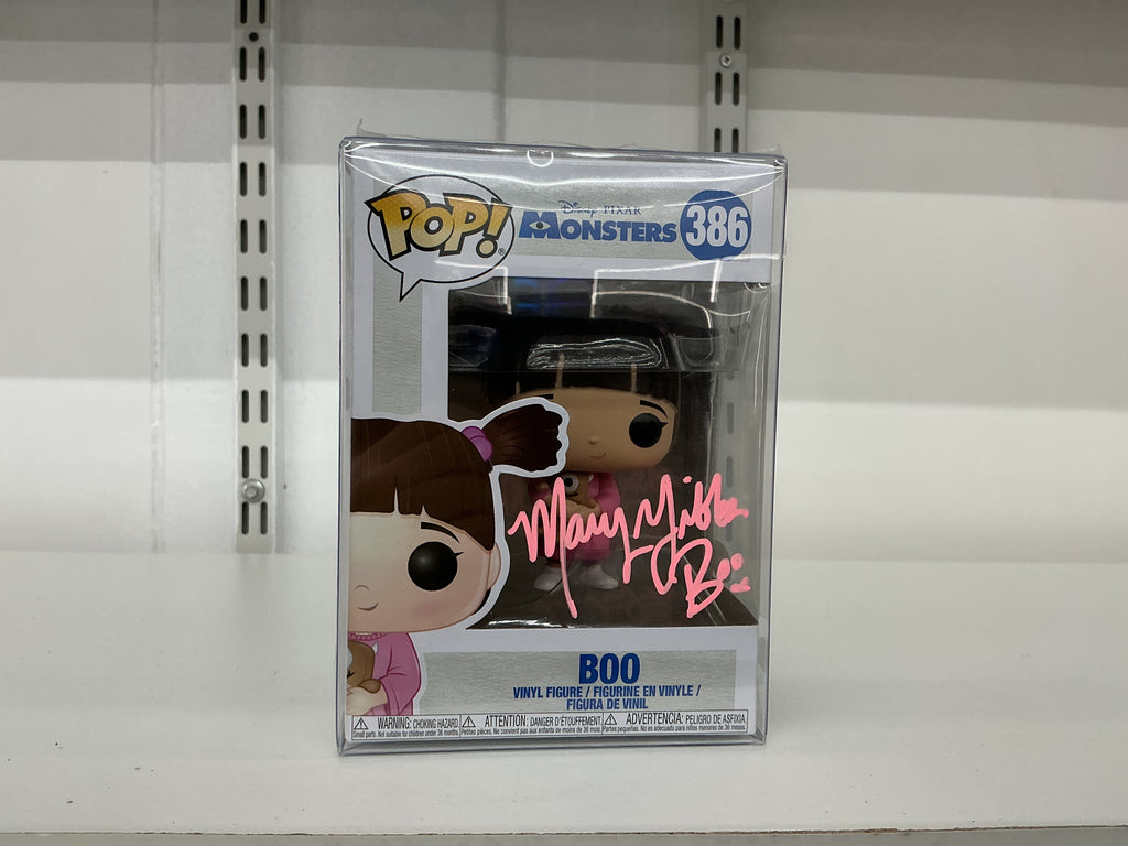 Funko Pop 386 6 inch. - Disney Pixar Monsters - Boo - Signed - Mary Gibbs