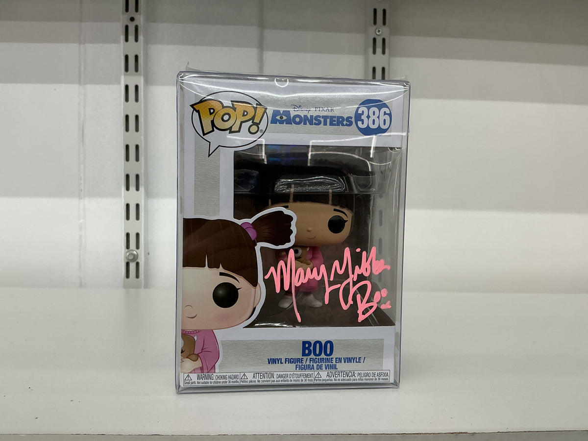 Funko Pop 386 6 inch. - Disney Pixar Monsters - Boo - Signed - Mary Gibbs