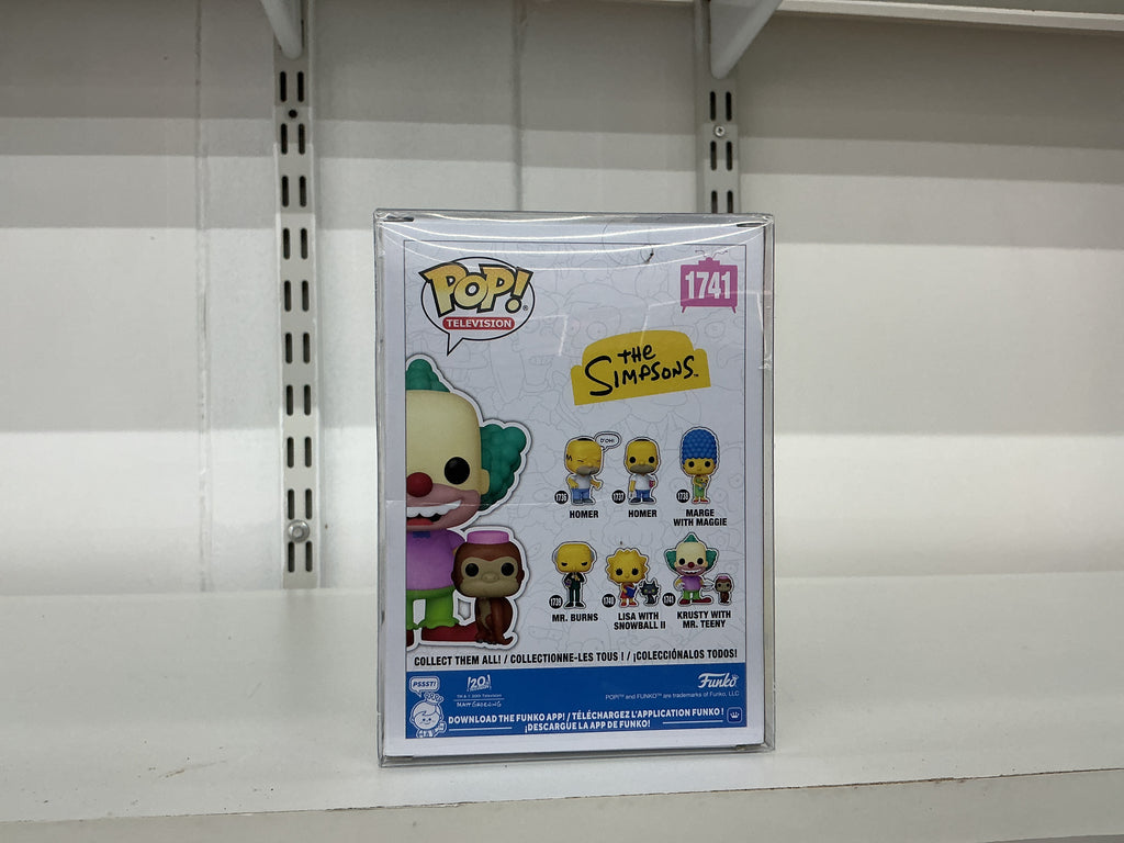 Funko Pop 1741 6 inch. - The Simpsons - Krusty With Mr. Teeny - Signed - Max Greenfield