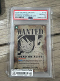 Graded One Piece - ONE PIECE MONKEY D. LUFFY OP13-CARRYING ON HIS WILL #118 WANTED ALT ART PSA 10
