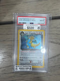 Graded Pokemon - Dark Dragonite 5/82 Holo PSA 8 2000 Pokemon Team Rocket WOTC