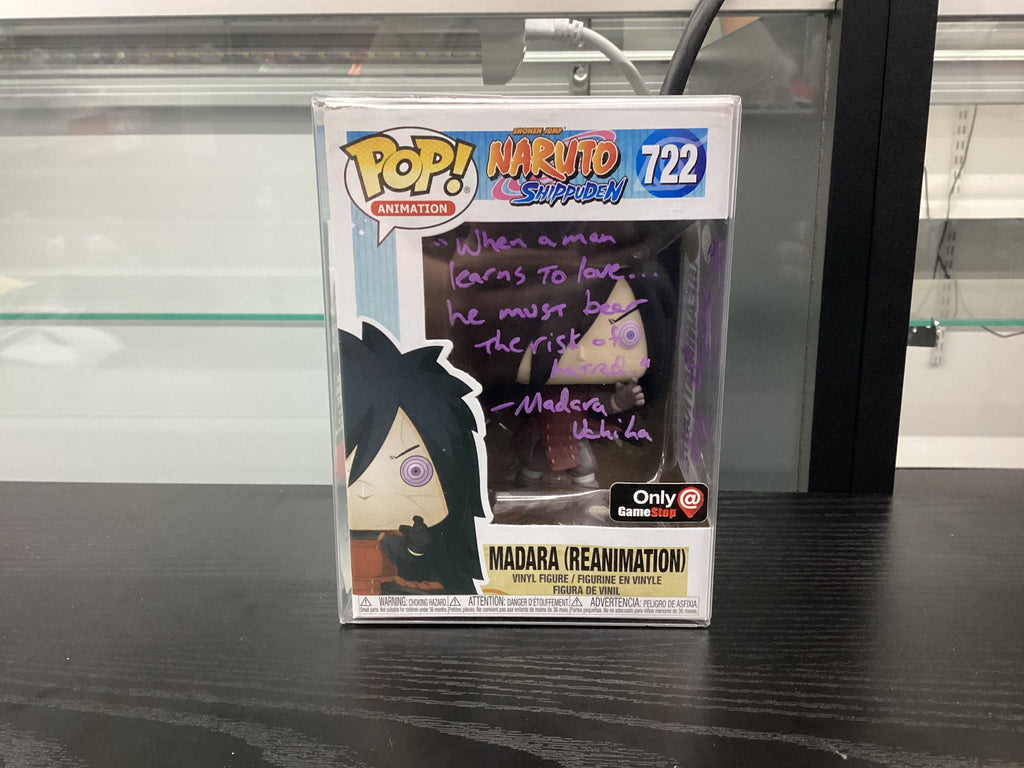 Signed Funko Pop 722 6 inch - Naruto Shippuden - Madara (Reanimation) - Only @ GameStop - Signed by Neil Kaplar