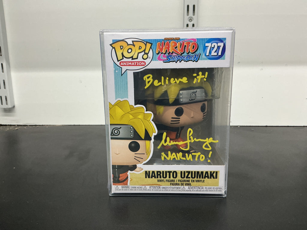 Signed Funko 727 - Naruto Shippuden - Naruto Uzumaki - Maile Flanagan