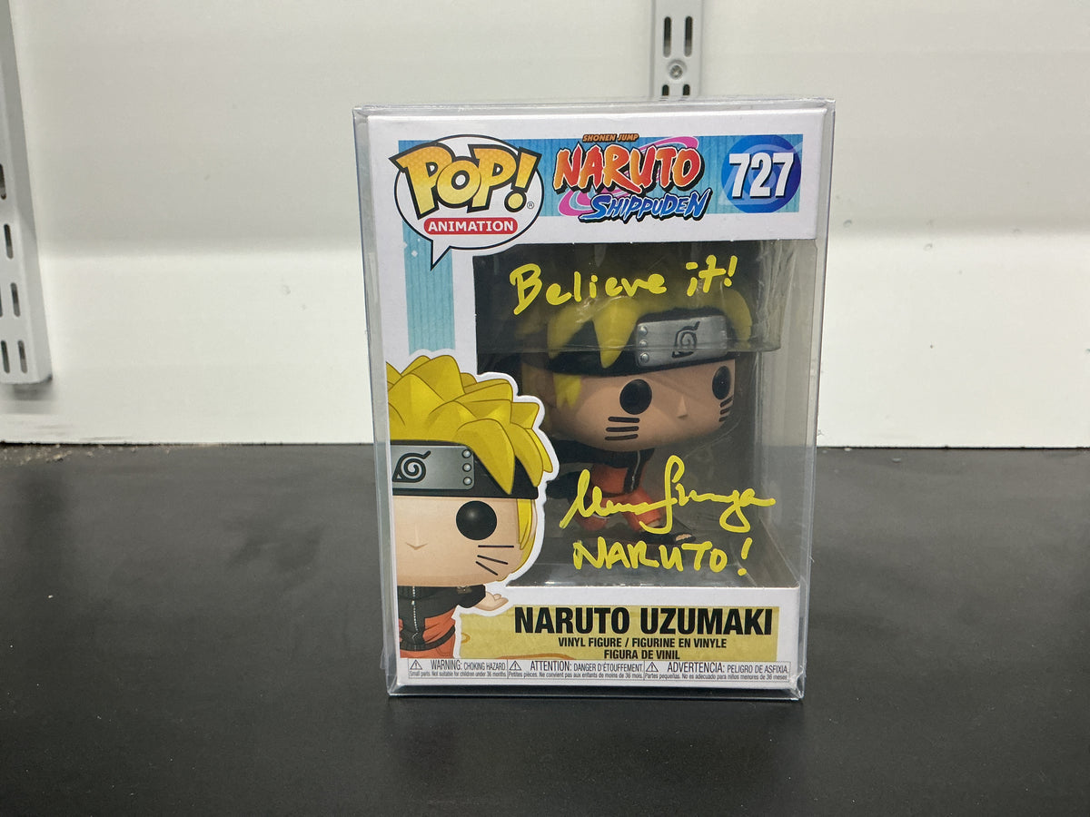 Signed Funko 727 - Naruto Shippuden - Naruto Uzumaki - Maile Flanagan
