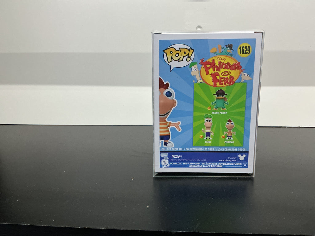 Signed Funko 1629 - Disney Phineas and Ferb - Phineas - Vincent Martella