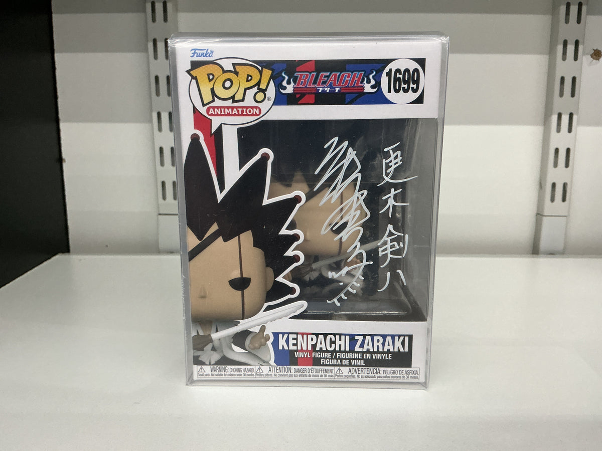 Signed Funko 1699 - 6in - Bleach - Kenipachi Zaraki - Signed Fumihiko Tachiki