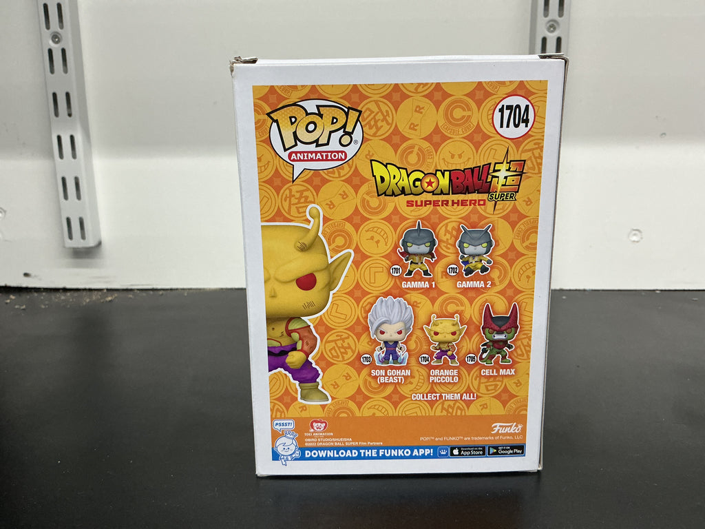 Signed Funko 1704 - Dragon Ball Super/Super Hero - Orange Piccolo - DJ Rivers