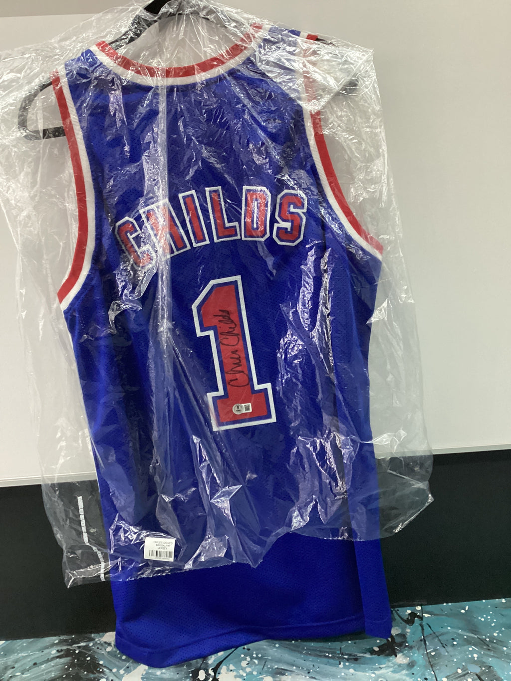Signed Jersey - Nets - Childs - #01
