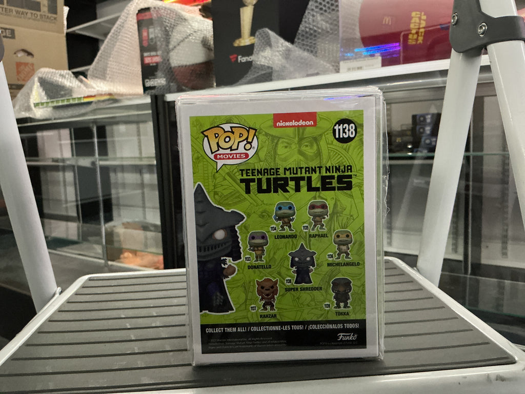 Funko Pop 1138 6 inch. - Teenage Mutant Ninja Turtles - Super Shedder - Signed Kevin Nash