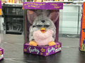 Furby- Spotted Gray & Pink- Vintage 1998- Tiger Electronics Interactive Toy