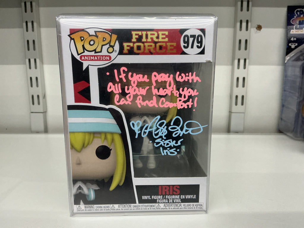 Signed Funko 979 - 6in - Fire Force - Iris - Signed Alexis Tipton