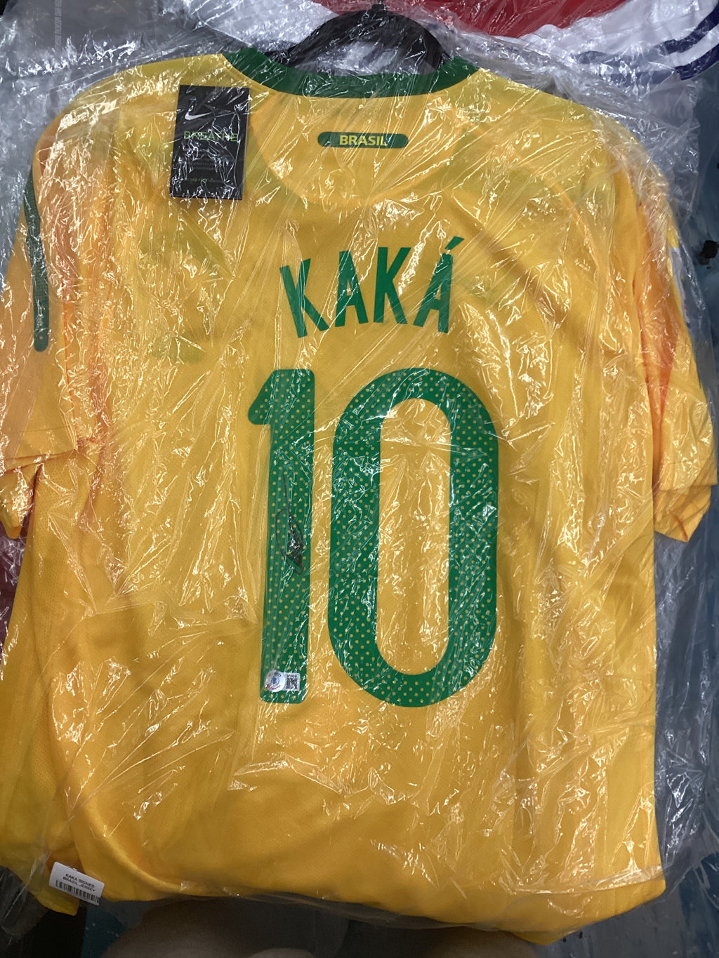 Signed Jersey - Kaka - Brazil - #10