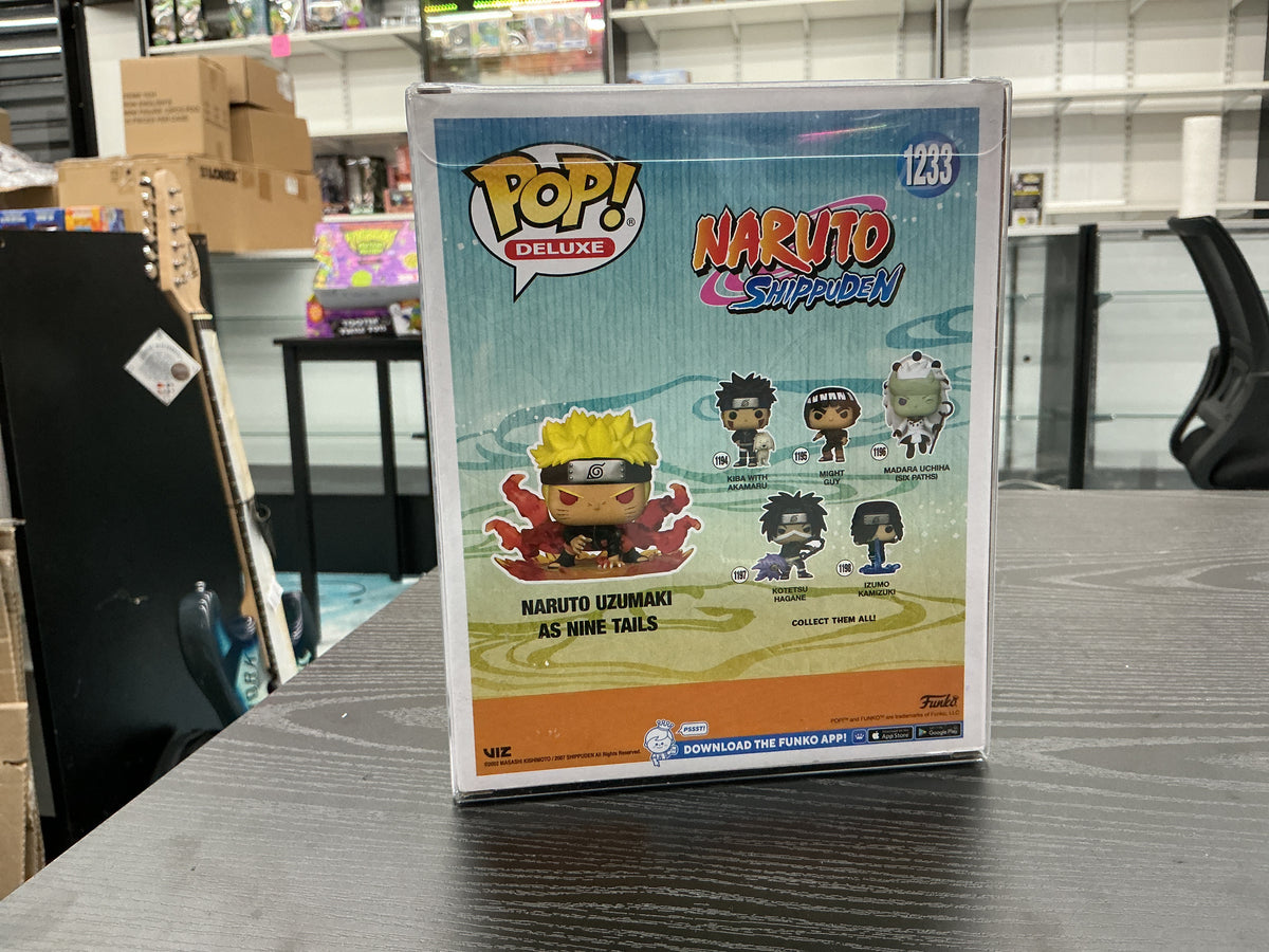 Funko Pop 1233 - Naruto Shippuden - Naruto Uzumaki as Nine Tails- Signed by Maile Flanagan
