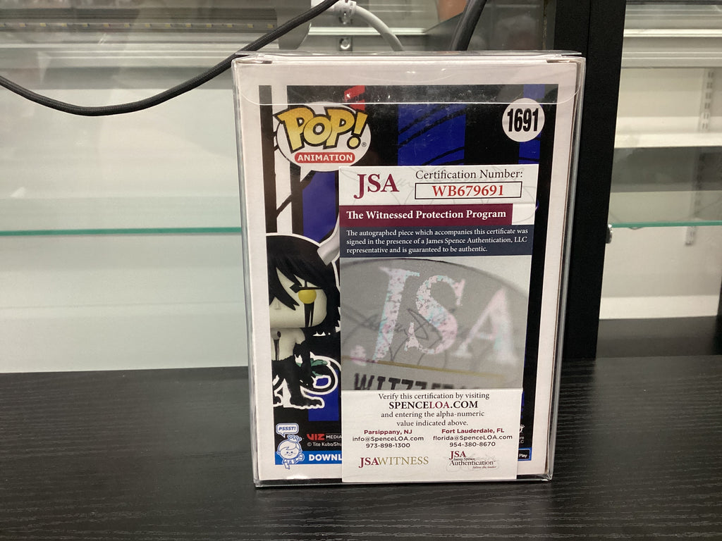 Signed Funko Pop 1691 6 inch - Bleach - Ulquiorra Shifar - Toy Tokyo New York 2024 Limited Edition - Signed by Tony Oliver
