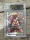 Graded Dragon Ball Z - BGS 10 BL Dragon Ball Fusion World Raging Roar Son Goku Gt Fb03 140 GDR SCR