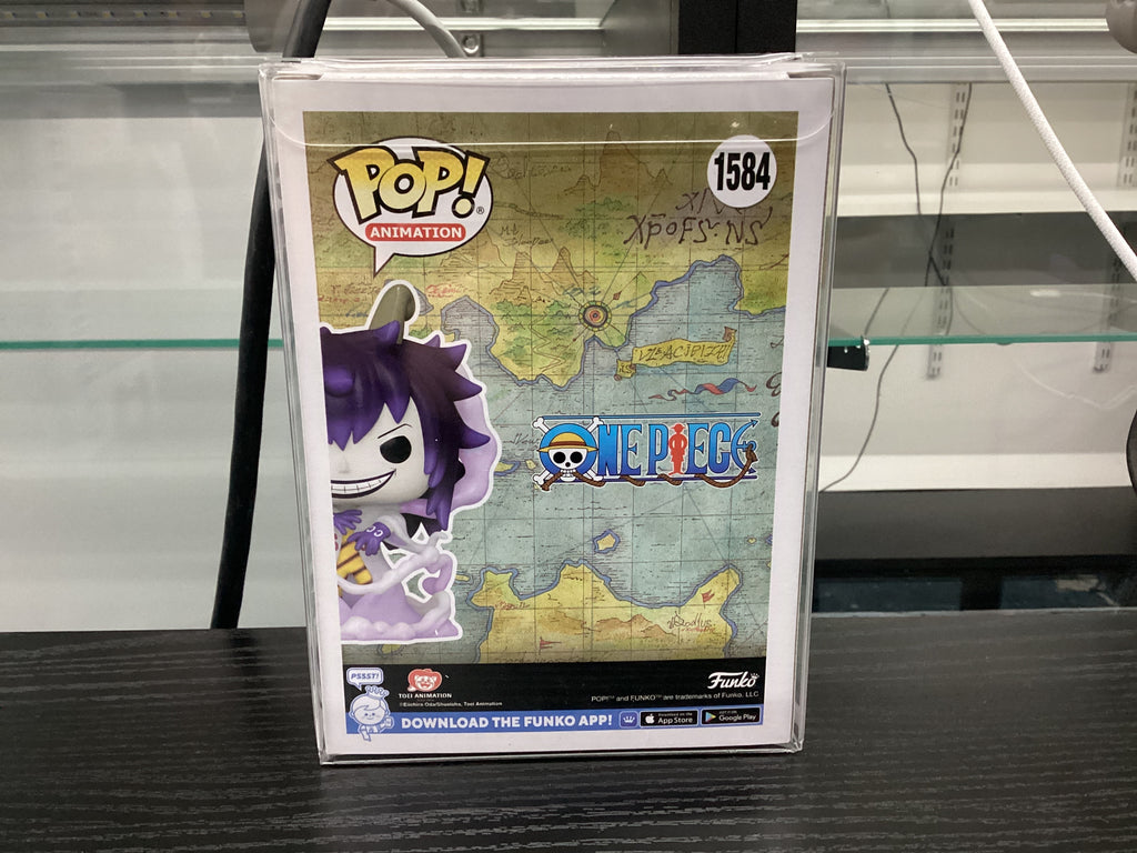 Signed Funko Pop 1584 6 inch - One Piece - Caesar Clown - Funko Entertainment Expo Limited Edition - Signed by Jerry Jewell