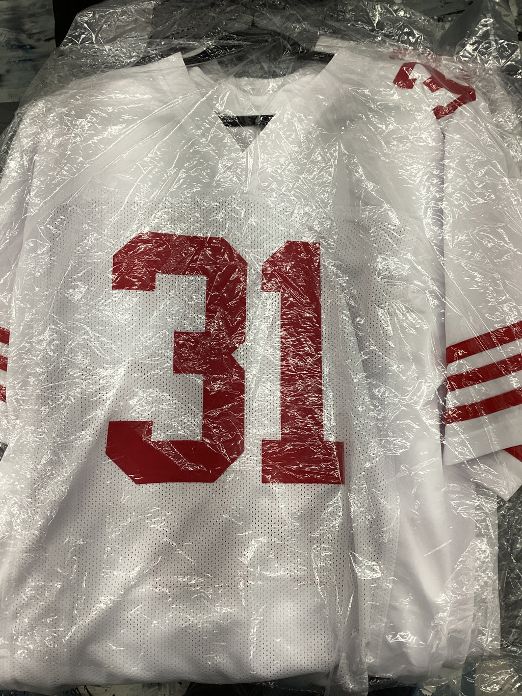 Signed Jersey - Donte Whitner - San Francisco 49ers Away - #31