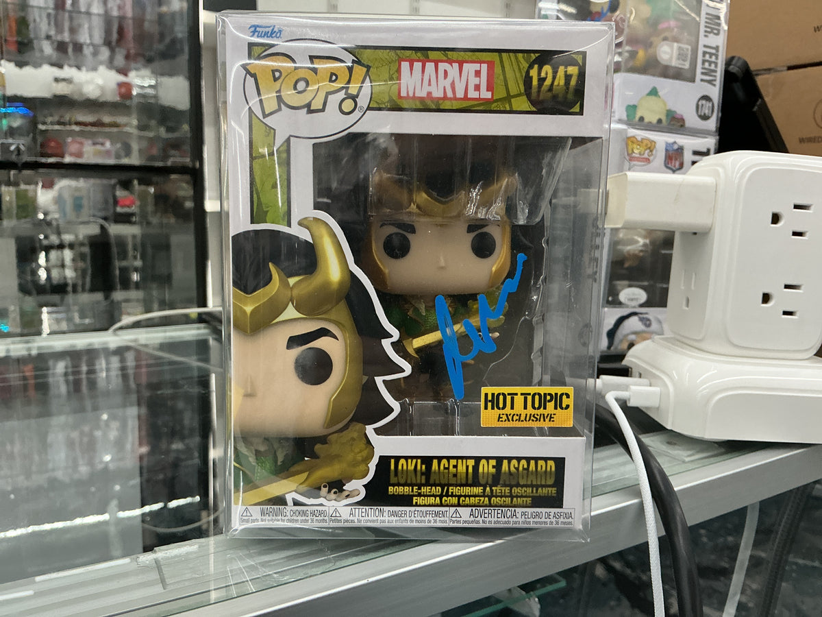Signed Funko 1247 - 6in - Marvel - Loki: Agent Of Asgard - Hot Topic Exclusive - Signed Matt Damon