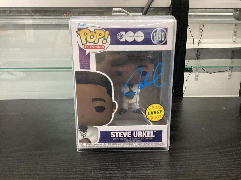 Signed Funko Pop 1380 6 inch - Warner Bros 100 - Steve Urkel - Limited Edition Chase - Signed by Jaleel White