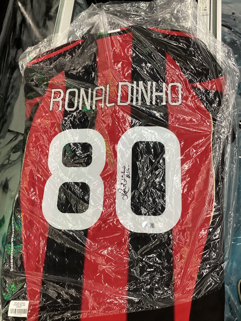 Signed Jersey - Ronaldoinho Milan - #80