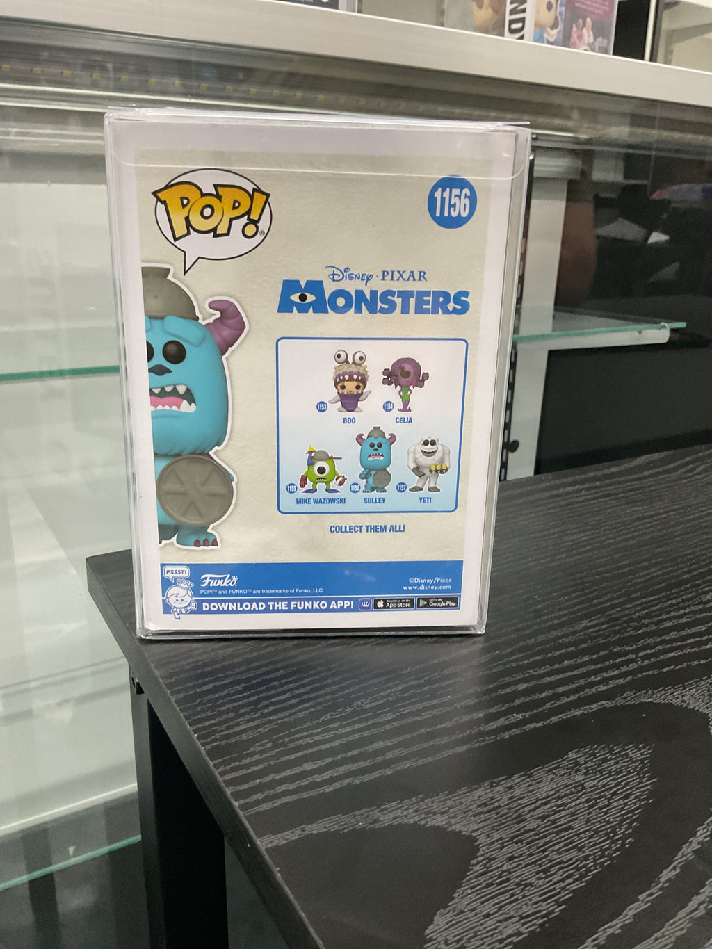 Signed Funko 1156 - Disney Pixar Monsters - Sulley - Signed Mary Gibb