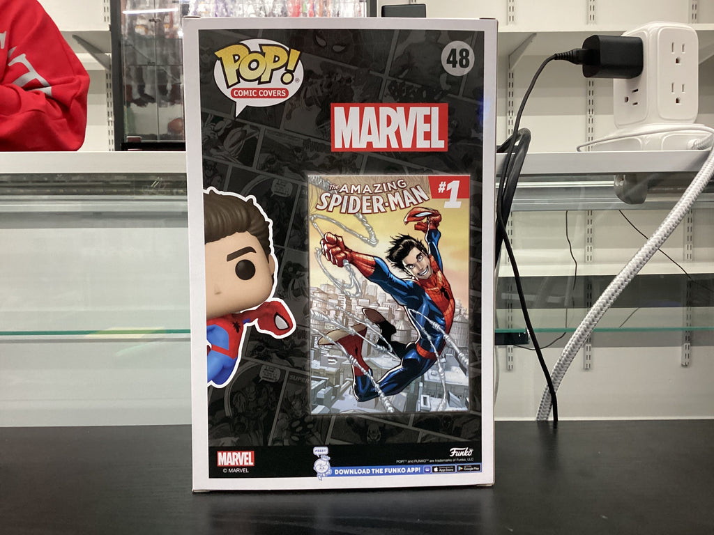 Signed Funko Pop 48 6 inch - Marvel - Spider-Man - Signed by Josh Keaton
