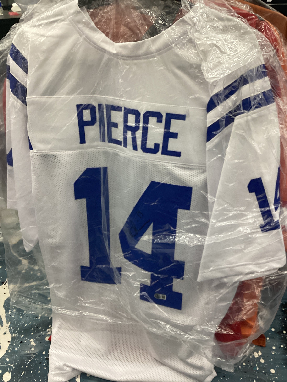 Signed Jersey - Pierce - Indianapolis - #14