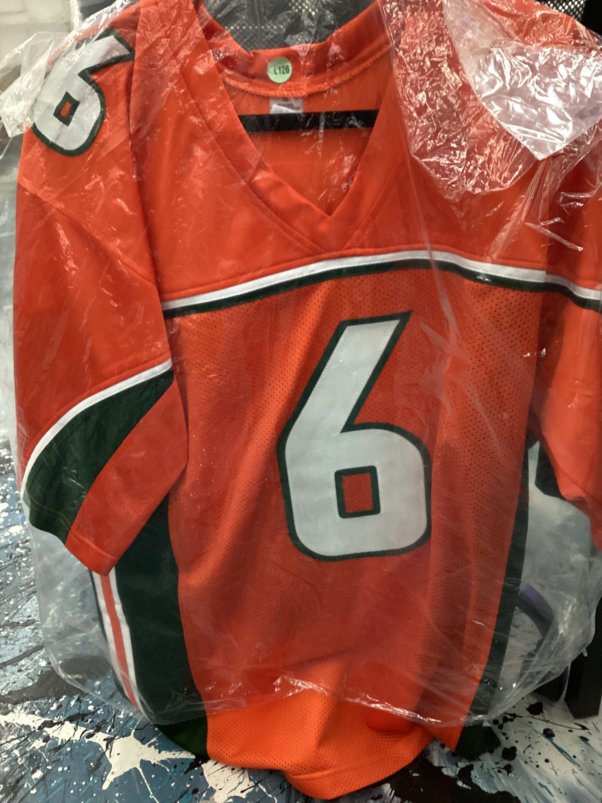 Signed Jersey - Santana Moss - Miami Hurricanes - #6