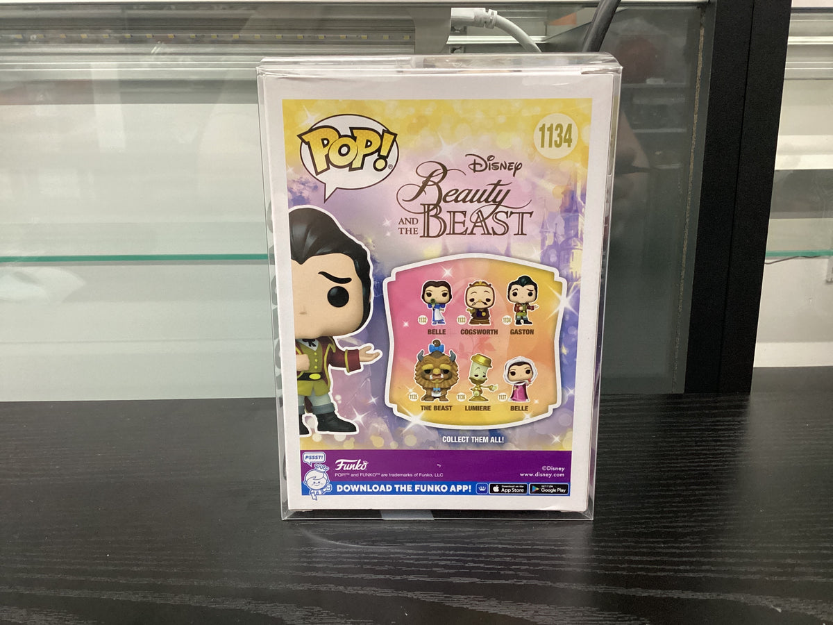 Signed Funko Pop 1134 6 inch - Beauty and the Beast - Gaston - Signed by Richard White