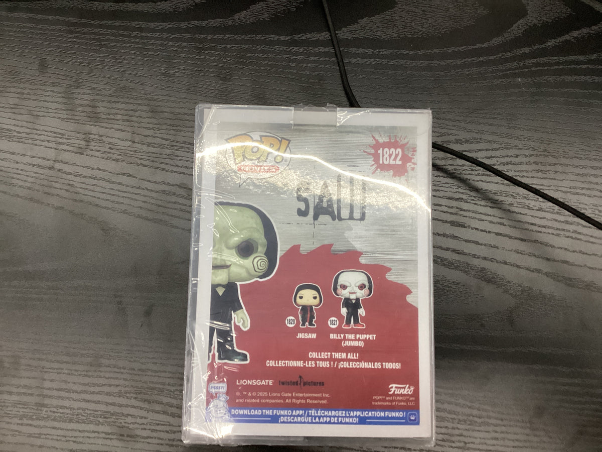 Signed Funko 1822 6 inch - Saw - Billy The Puppet - Tobin Bell