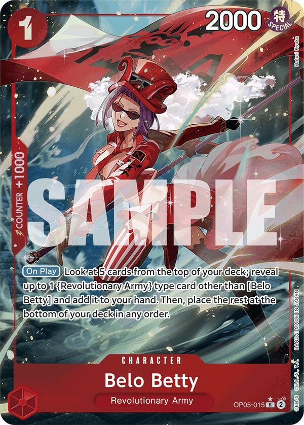 Singles One Piece - Belo Betty (Full Art) (OP05-015) - Premium Booster -The Best- (PRB-01)