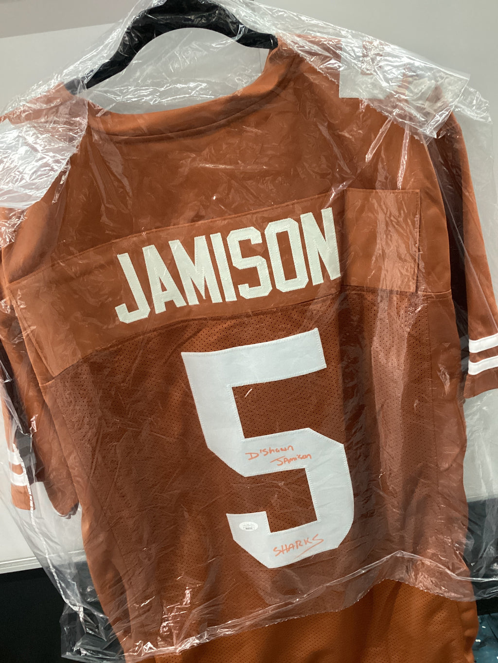 Signed Jersey - Longhorns - Jamison - #05