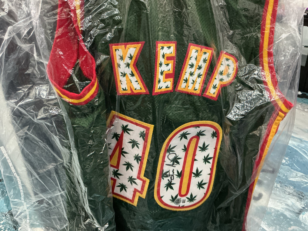 Signed Jersey - Shawn Kemp- custom Seattle Sonic- #40
