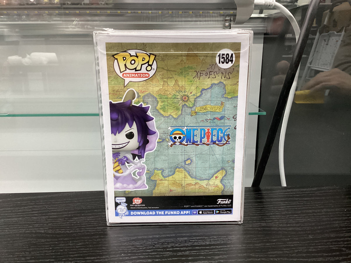 Signed Funko Pop 1584 6 inch - One Piece - Caesar Clown - Funko 2024 Entertainment Expo Limited Edition - Signed by Jerry Jewell