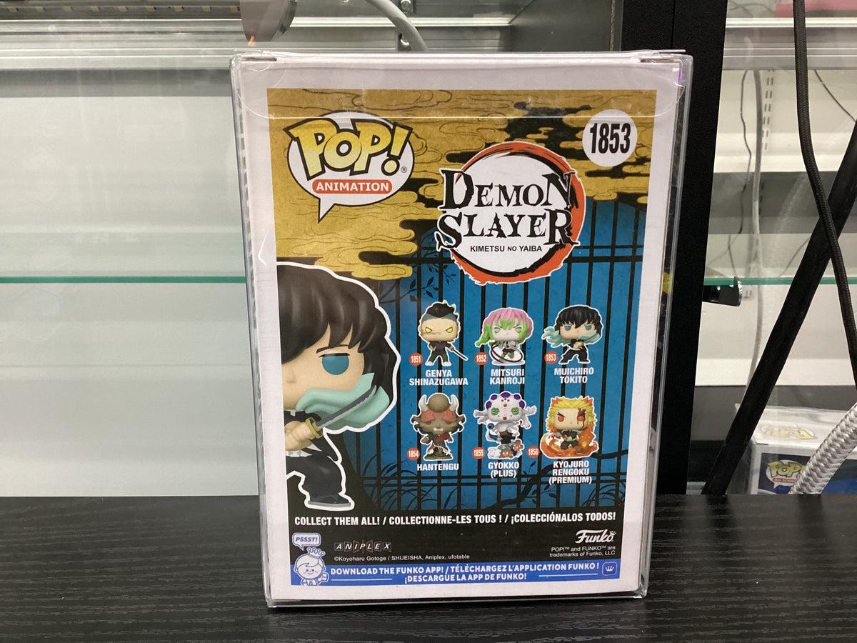 Signed Funko Pop - Demon Slayer - Muichiro Tokito - Limited Edition Chase - Signed by Griffin Burns