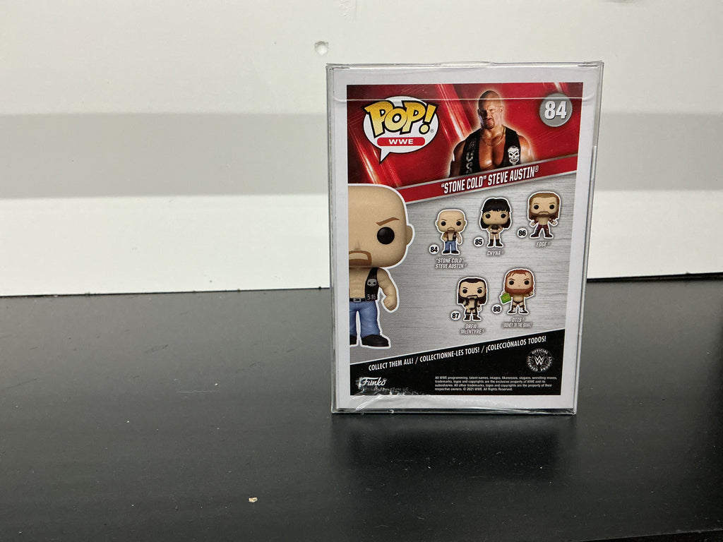 Signed Funko 84 - WWE -  “Stone Cold” Steve Austin  - Stone Cold Steve Austin