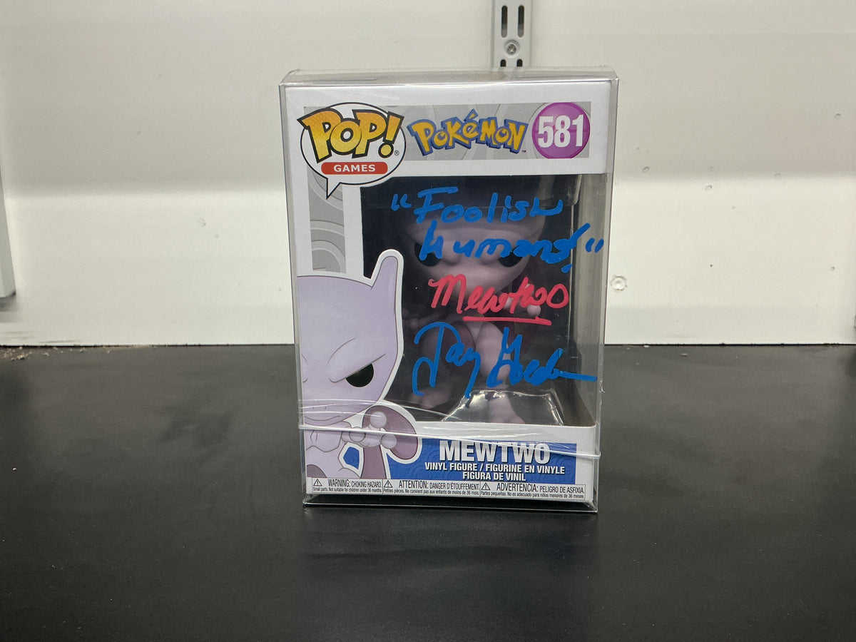 Signed Funko 581 6 inch - Pokémon - MewTwo - Jay Goede