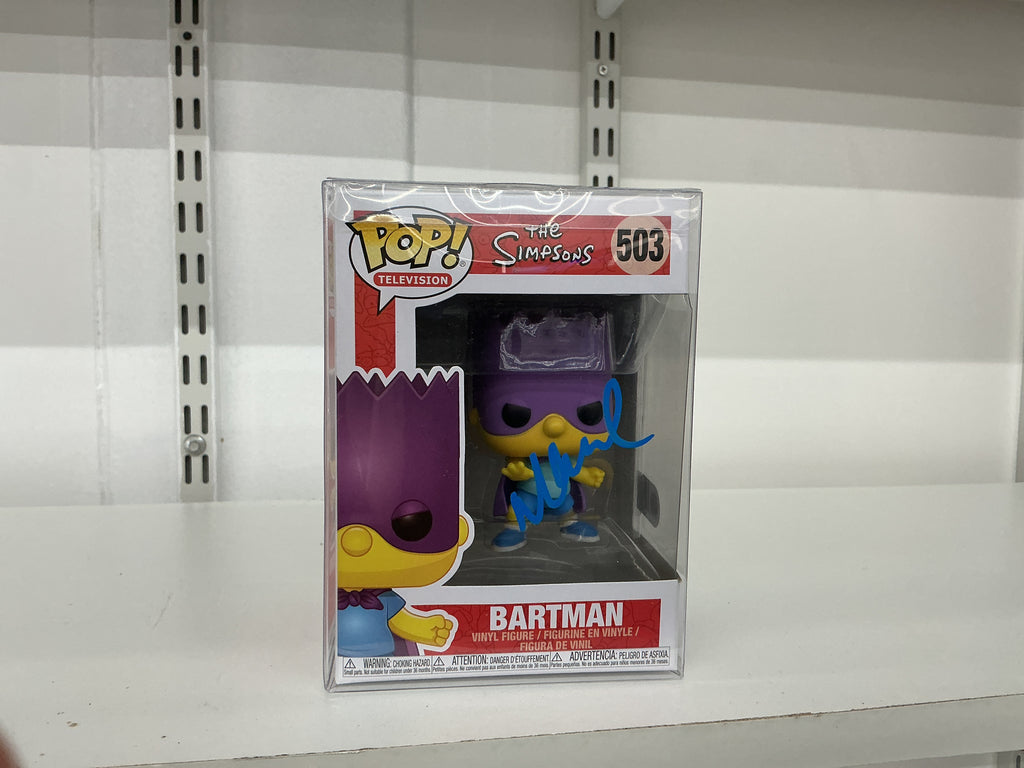Funko Pop 503 6 inch. - The Simpsons - Bartman - Signed - Max Greenfield
