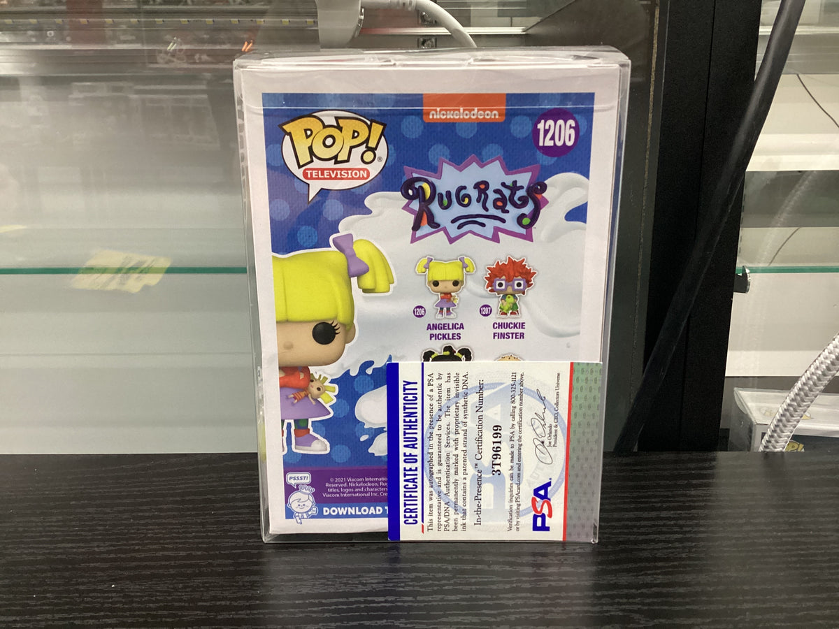 Signed Funko Pop 1206 6 inch - Rugrats - Angelica Pickles - Signed by Cheryl Chase