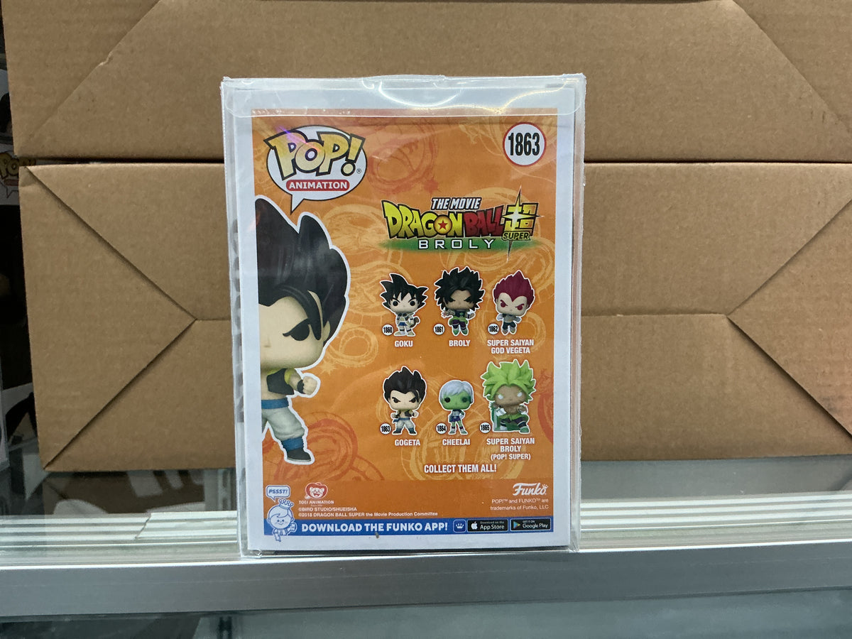 Signed Funko 1863 - 6in - The Movie DragonBall Super Broly - Gogeta - Signed  DJ Rivers