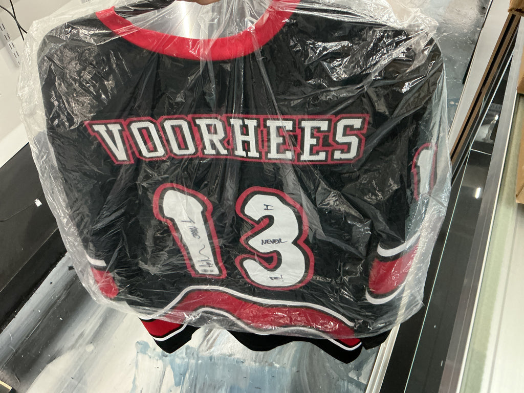 Signed Jason Voorhees Hockey Jersey #13