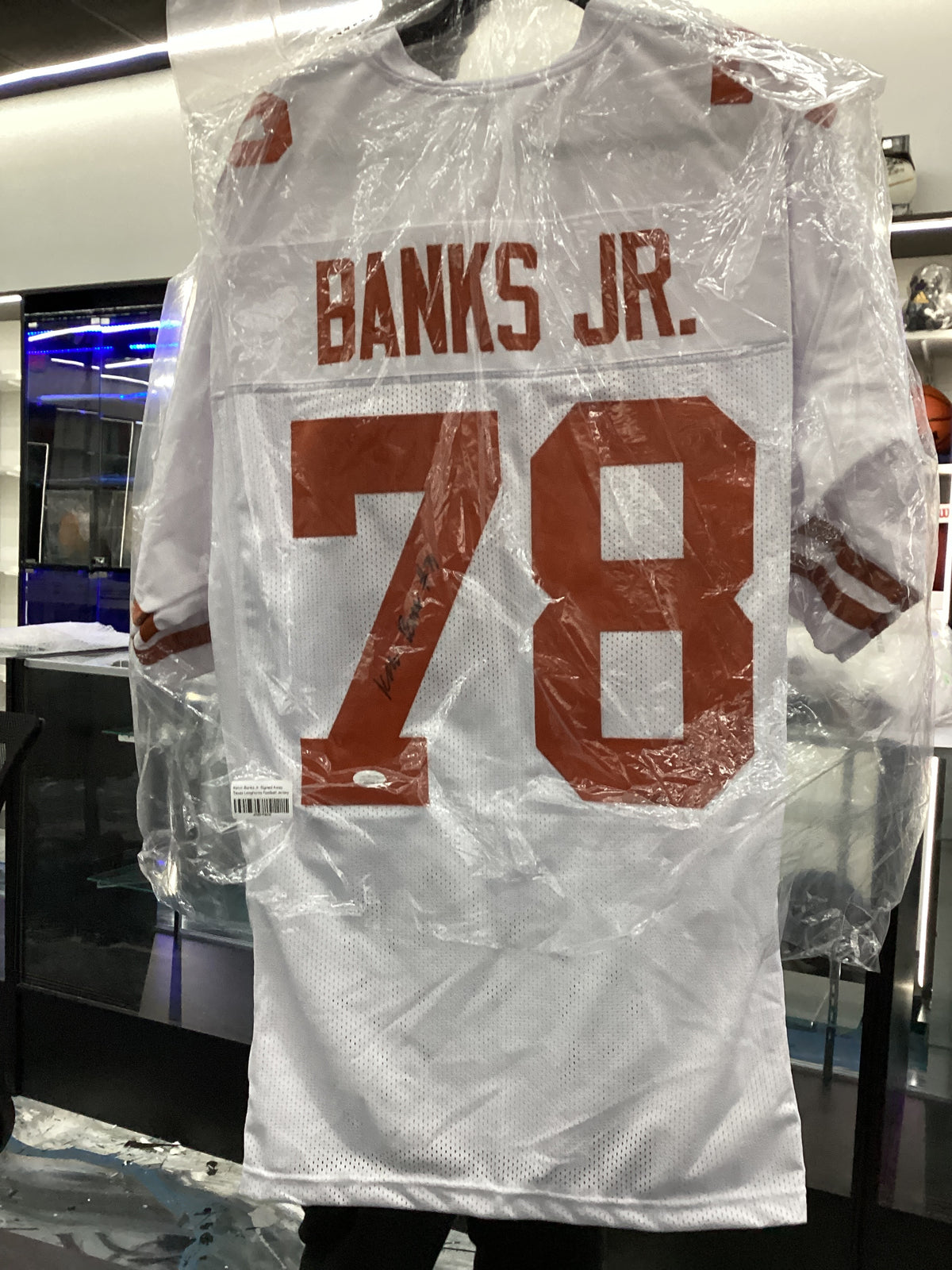 Signed Jersey - Kelvin Banks Jr. - Texas Longhorns - #78