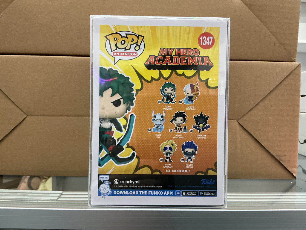 Signed Funko 1347 - 6in - My Hero Academia - Izuku Midoriya - Signed  Justin Briner