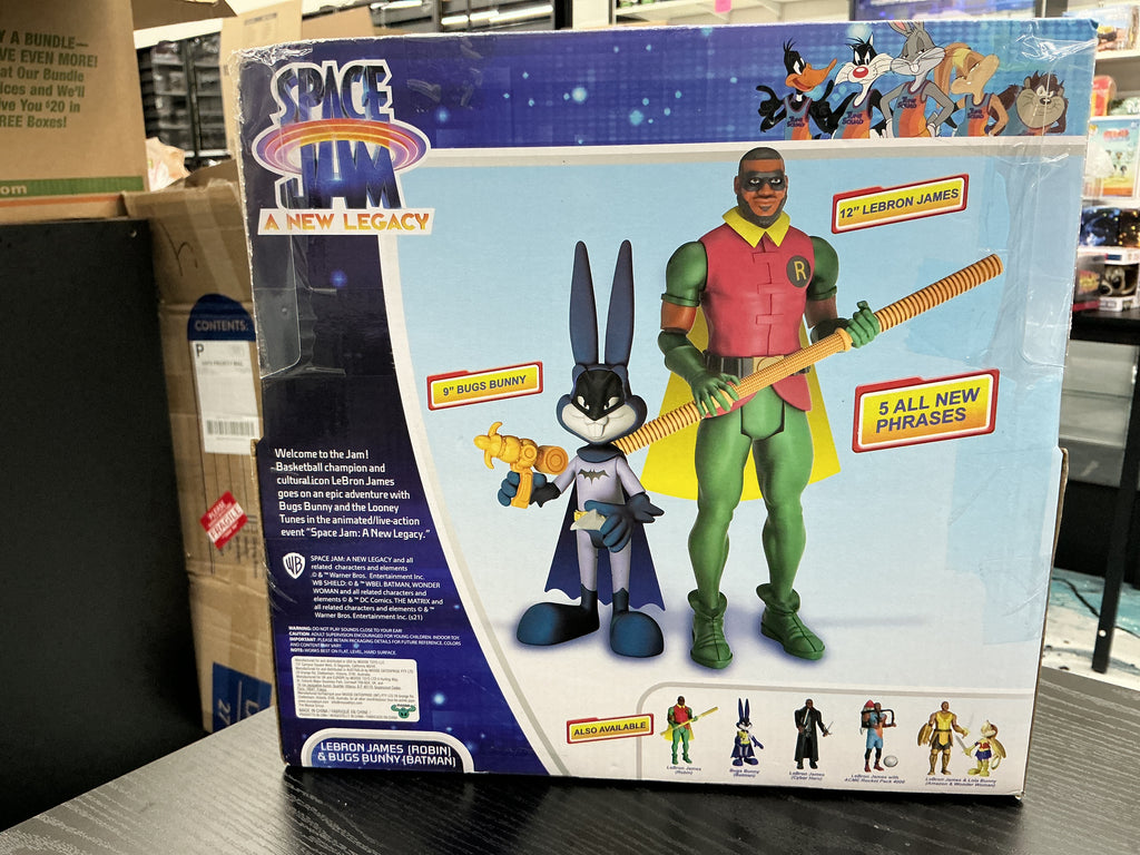 Space Jam A New Legacy- LeBron James (Robin) & Bugs Bunny (Batman)